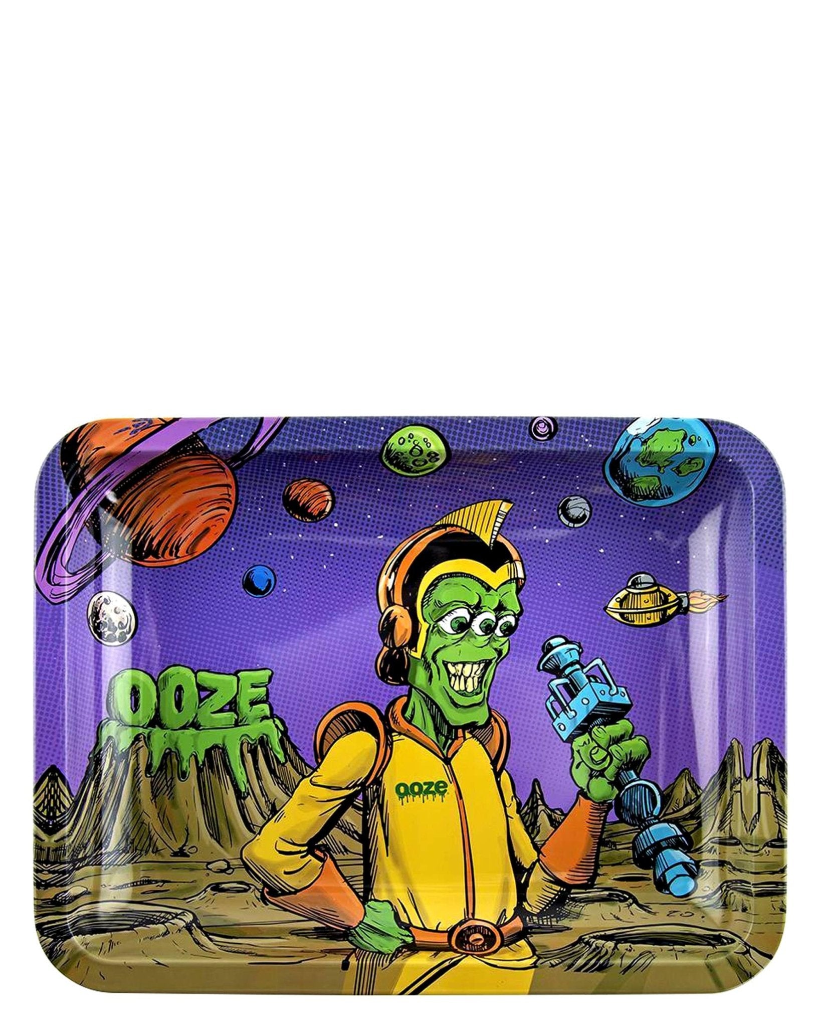 Ooze Medium Rolling Tray, offering a smooth and portable surface perfect for organizing essentials, ideal for home or travel use.