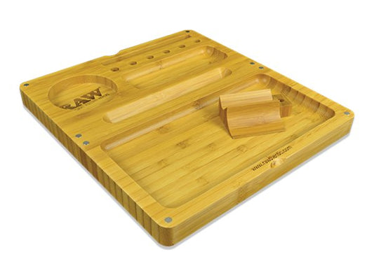 Raw - Backflip Wooden Rolling Tray - RAW - HG