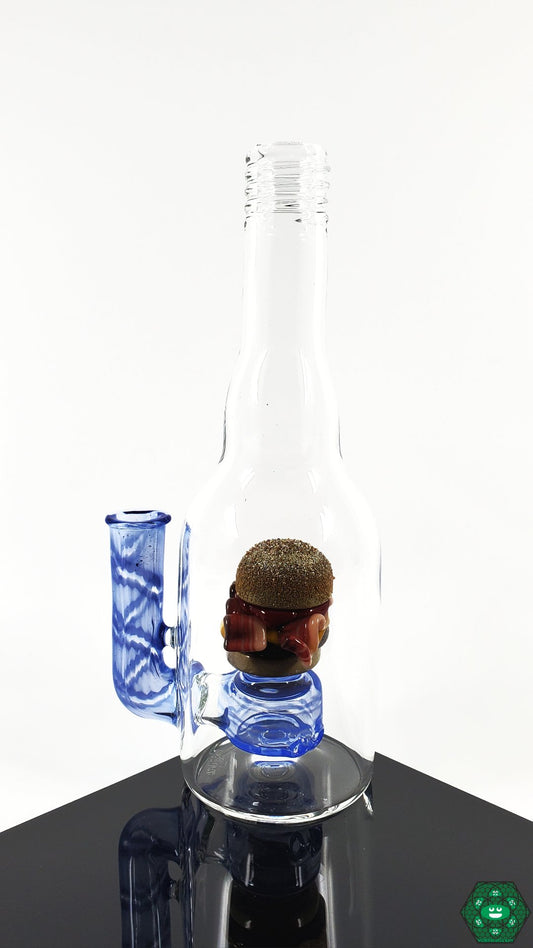 Rosburg Glass - Bottle Rig (Blue #1) - @Rosburgglass - HG