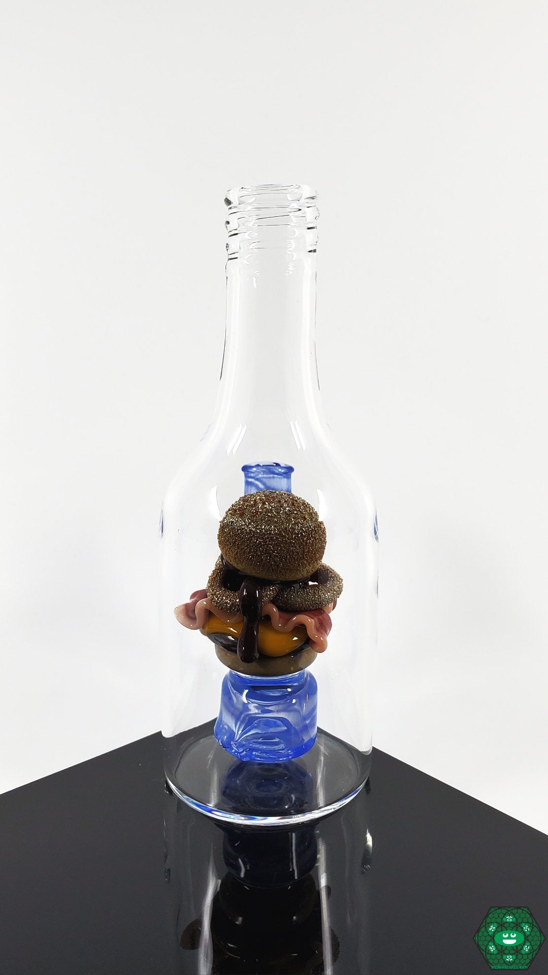 Rosburg Glass - Bottle Rig (Blue #2) - @Rosburgglass - HG