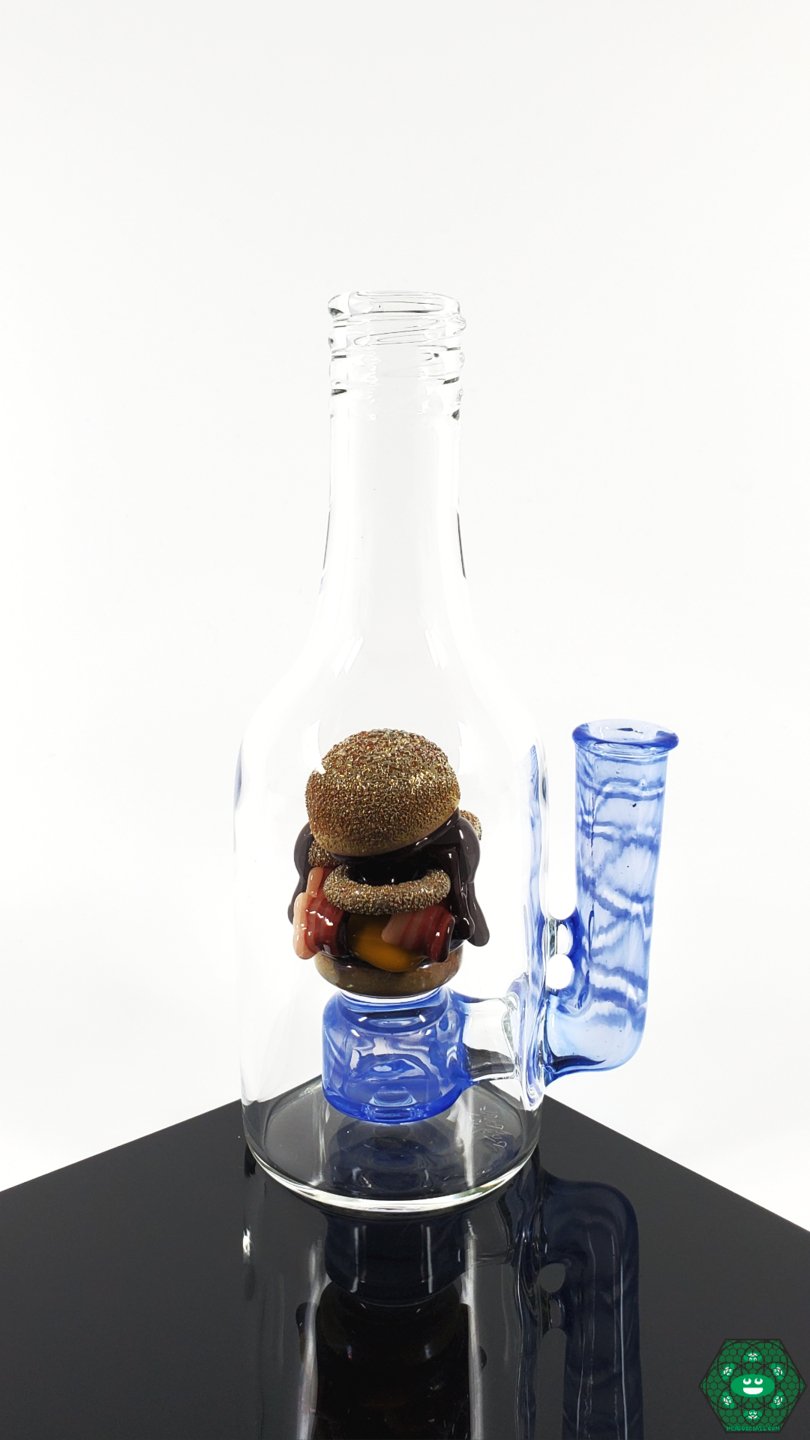 Rosburg Glass - Bottle Rig (Blue #2) - @Rosburgglass - HG