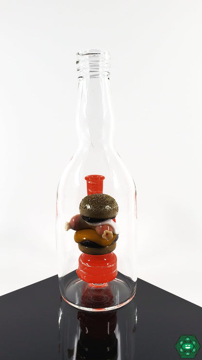 Rosburg Glass - Bottle Rig (Orange) - @Rosburgglass - HG