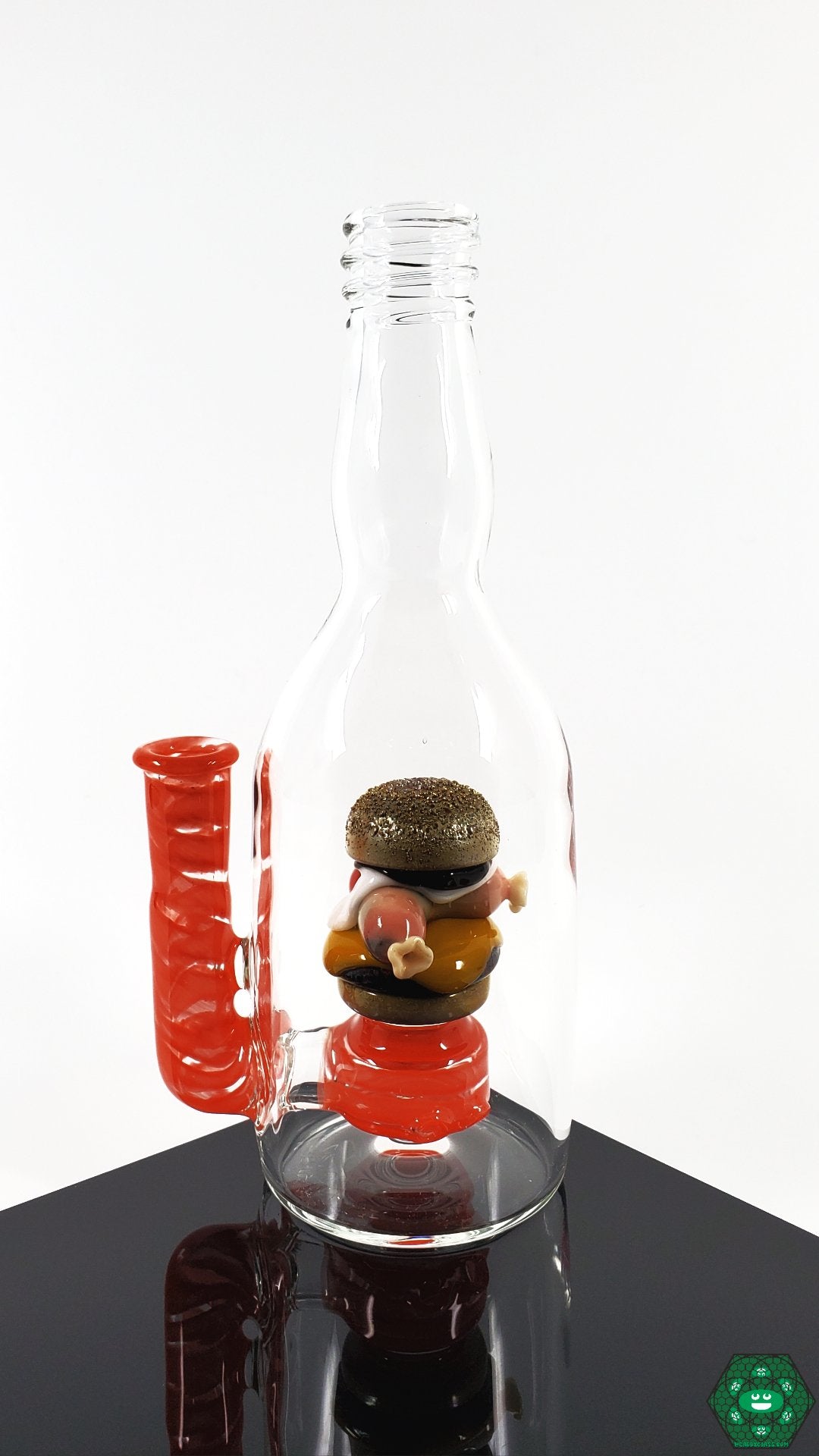 Rosburg Glass - Bottle Rig (Orange) - @Rosburgglass - HG