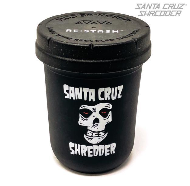 Santa Cruz Shredder - Black Re:stash Jar - @SCShredder - HG