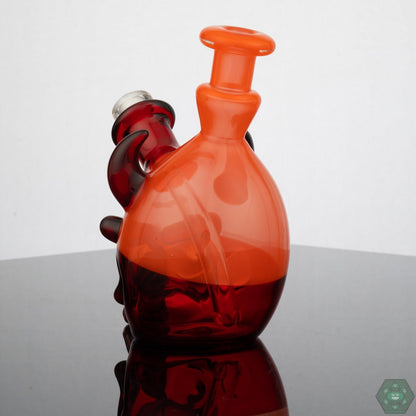Tuskum Glass Skull Jammer - Pomegranate - @Tuskum_glass - HG